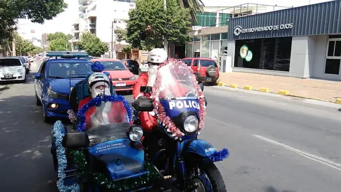 papa noel y policia1