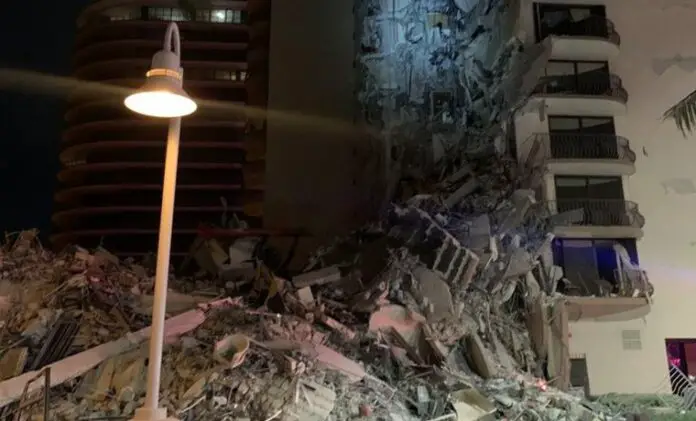 edificio derrumbado Miami