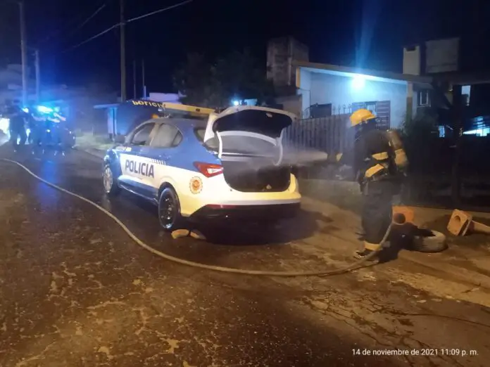 MOVIL incendiado
