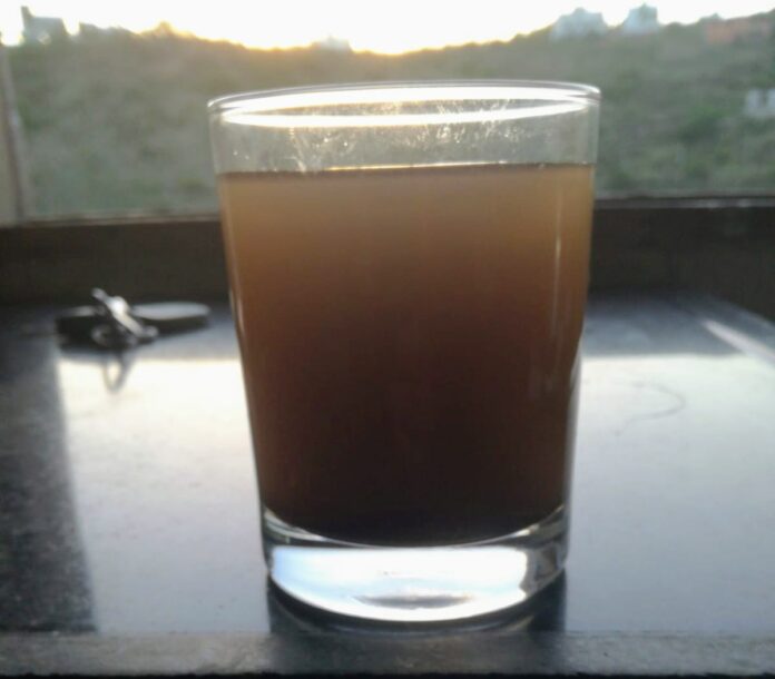 agua turbia