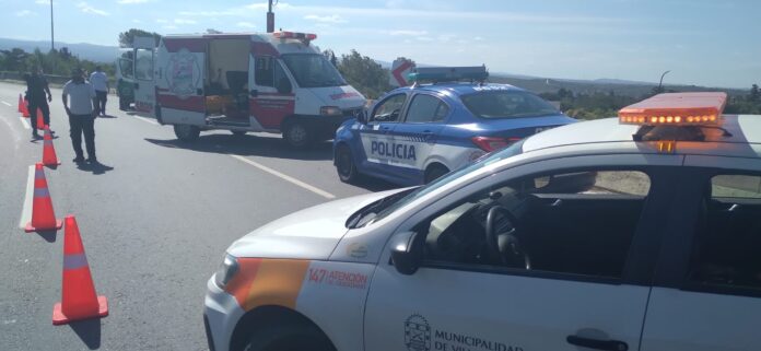 accidente en el puente