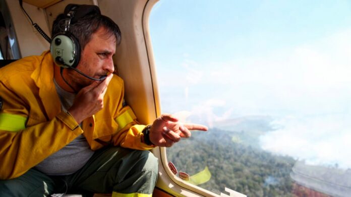 incendios en el sur