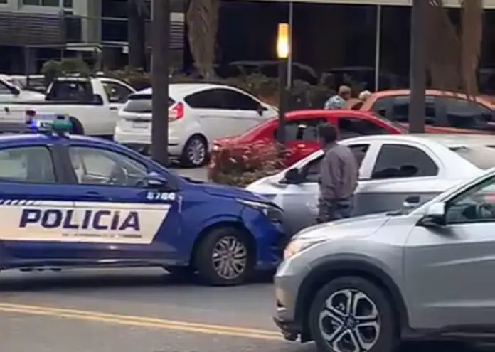 accidente policía