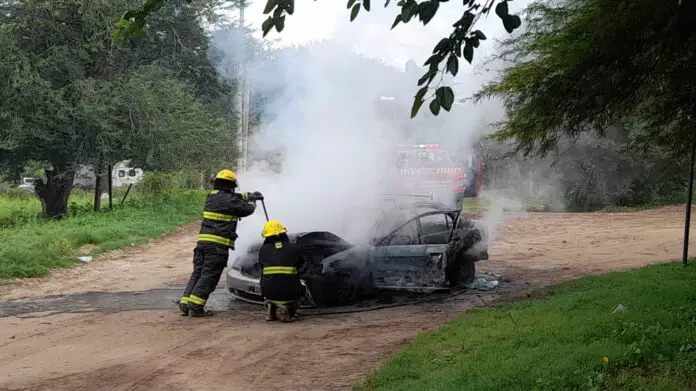 auto quemado