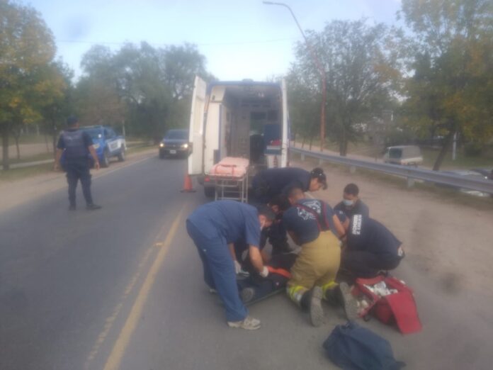 hombre atropellado ruta 28