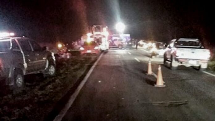 accidente en Santa fe