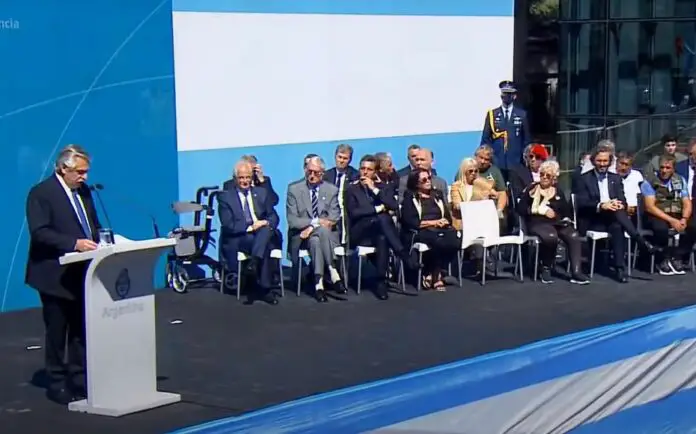 acto presidente malvinas