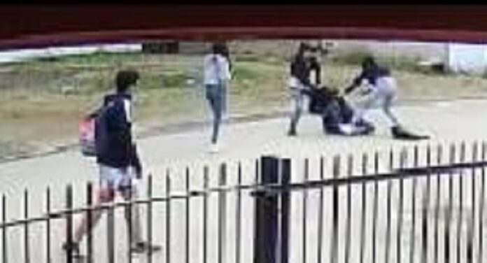 menor golpeada