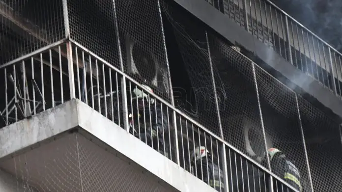 Incendio en Recoleta