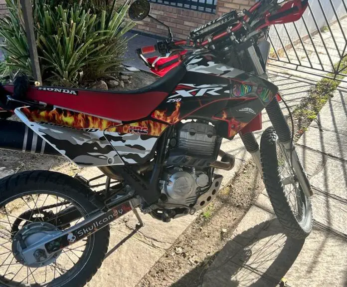 honda tornado robada