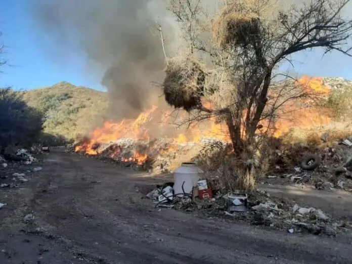 Valle hermoso basural