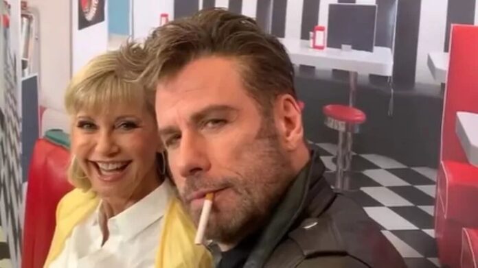 John Travolta y Olivia Newton-John