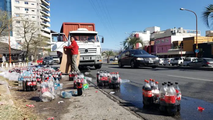 camión de coca cola
