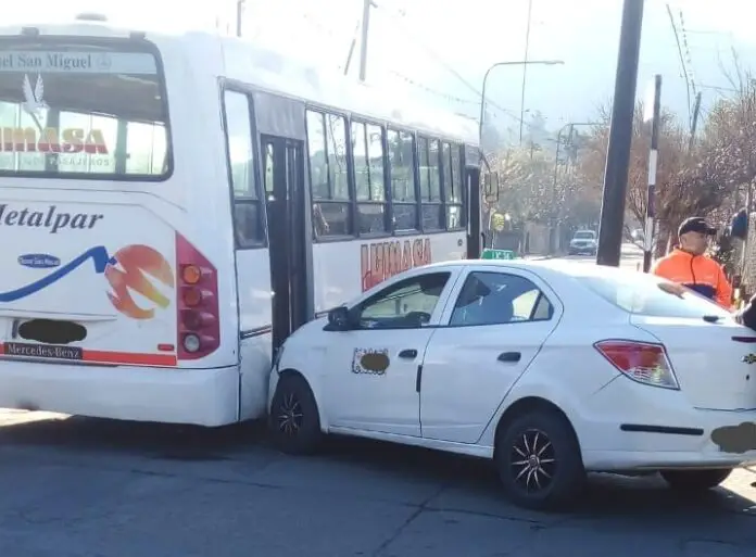 choque colectivo y remis