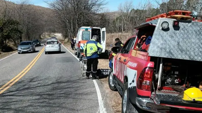 moteros accidente