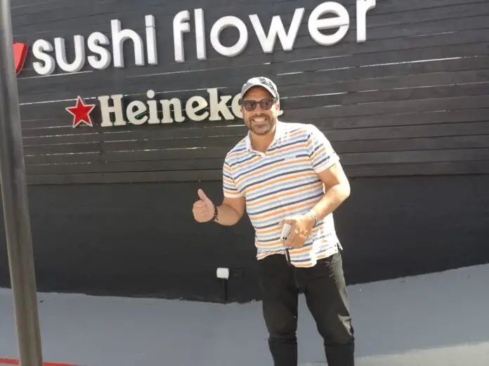 Matías Alé en Sushi Flower