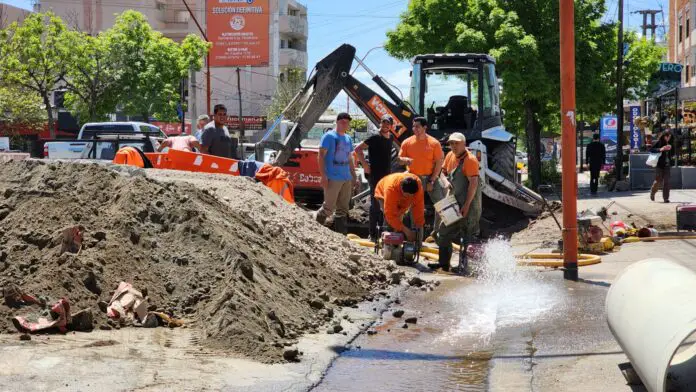 agua rotura