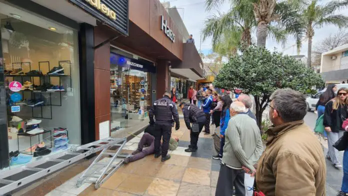 obrero caído centro