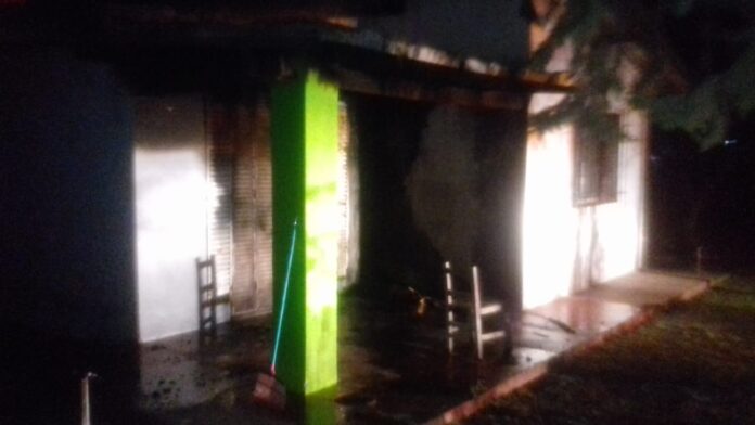 incendio casa mirador del lago