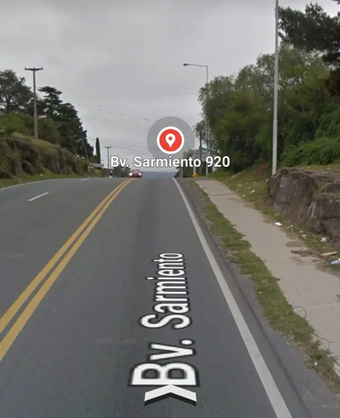 lugar del accidente