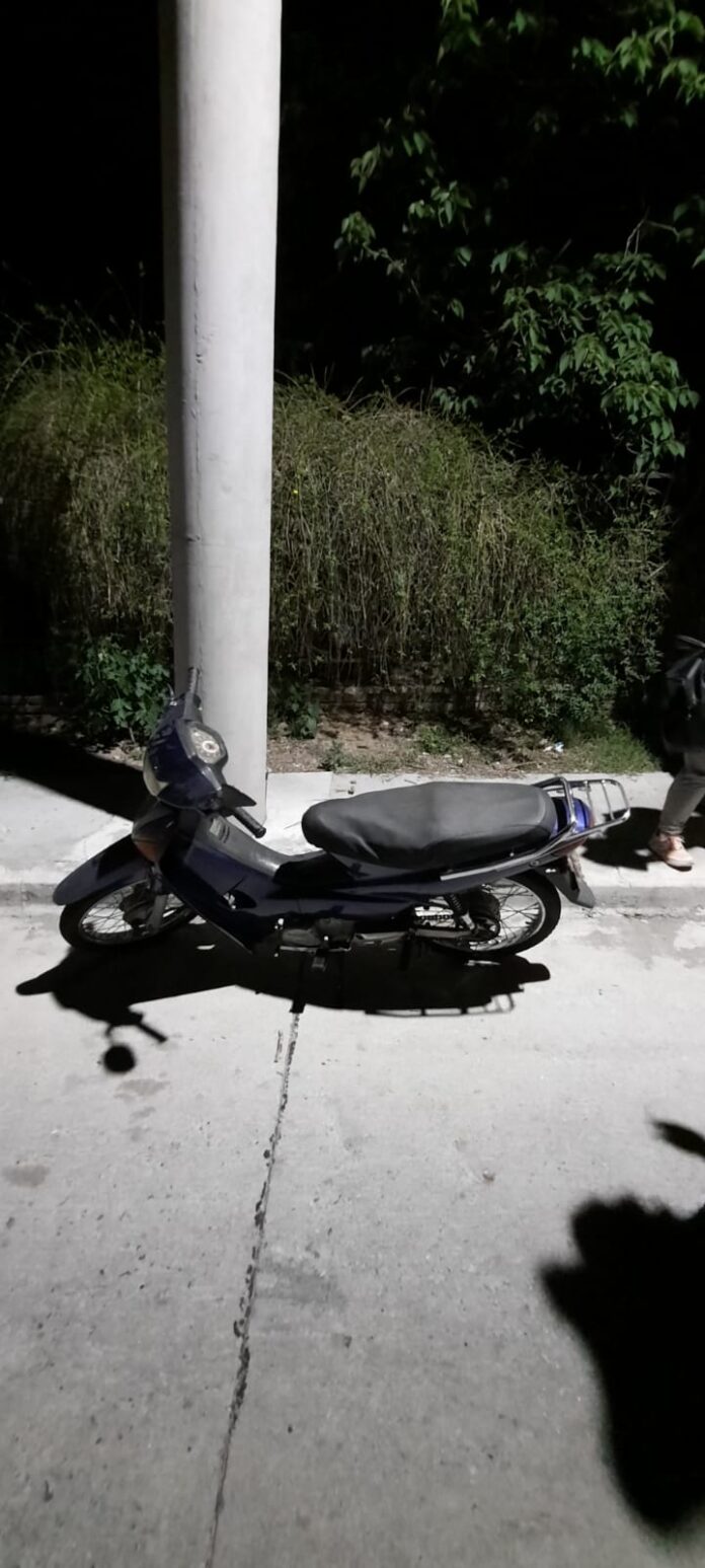 moto accidente