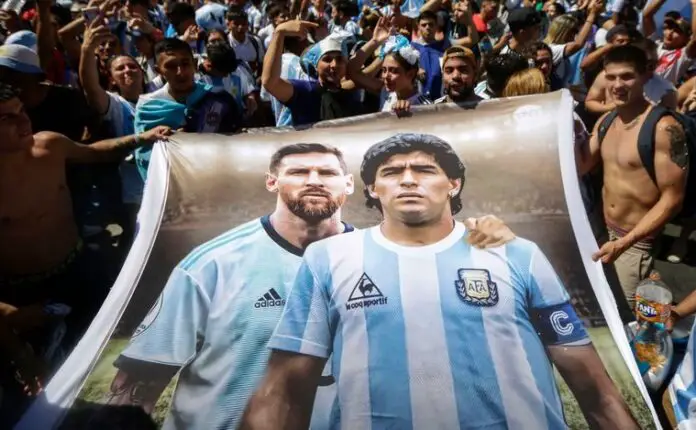 Messi y Maradona