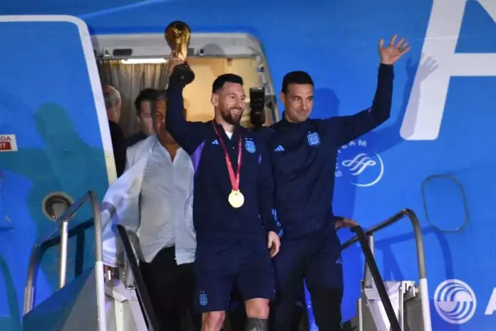 llegada de argentina