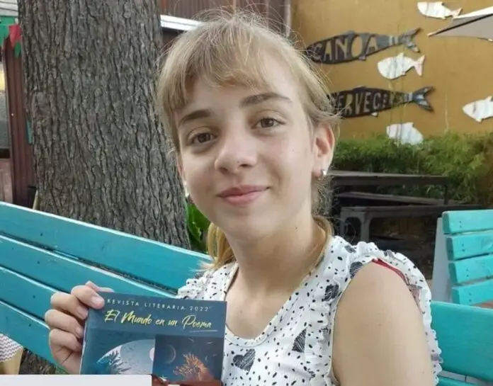 Niña de reto de TikTok
