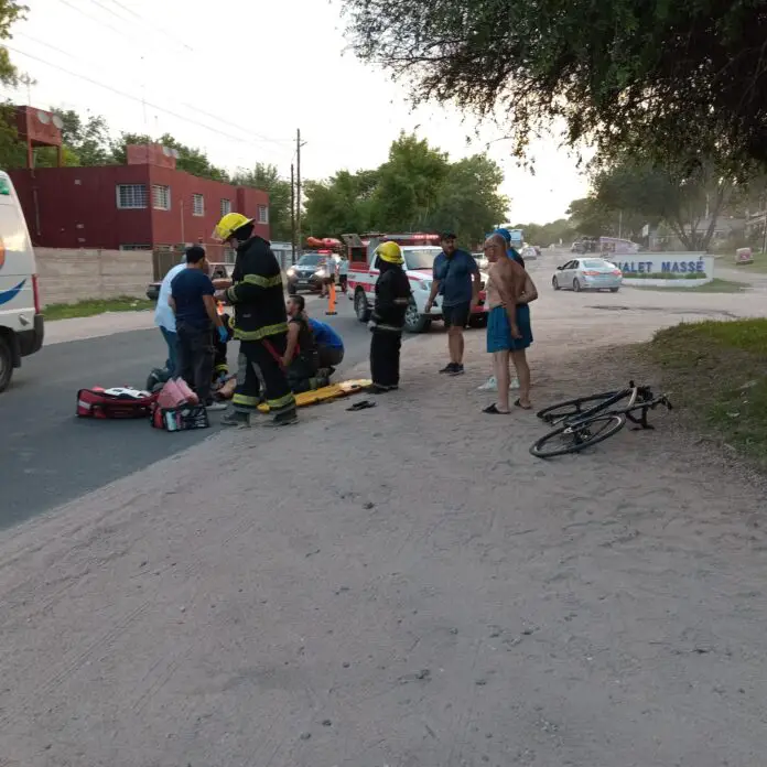 ciclista choque