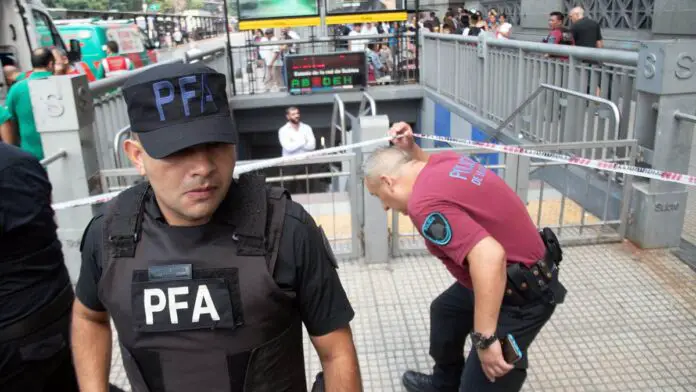 asesinato policia subte