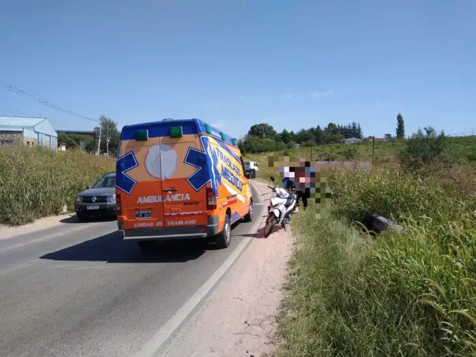 moto ruta 38 accidente
