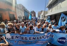 Lanzan un paro docente en las escuelas cordobesas en adhesión a la protesta de CTERA