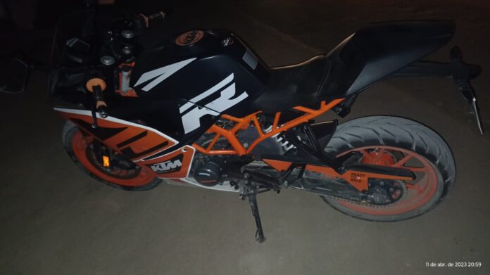 accidente con la moto
