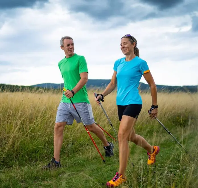 caminata nórdica