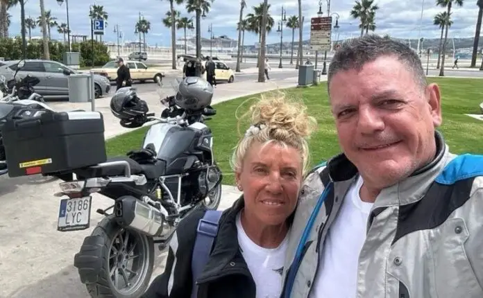 Gabriel Izzo y su esposa