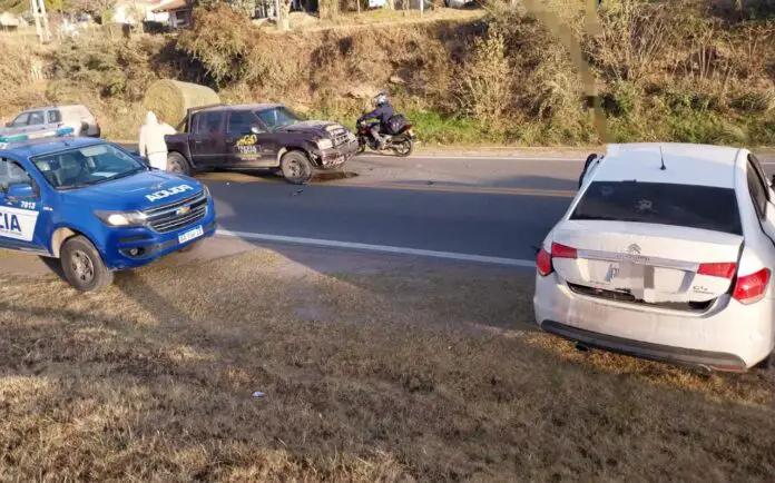 choque en Las Mojarras
