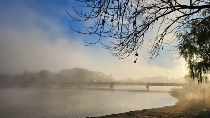 neblina en carlos paz