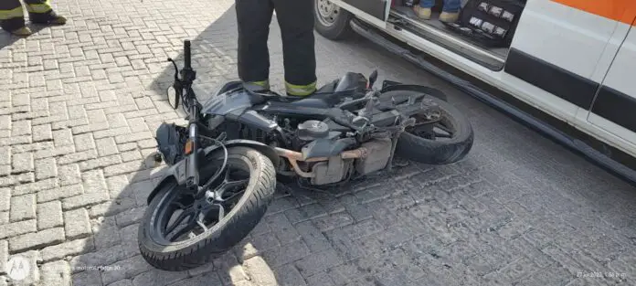 Accidente Moto Auto San Antonio