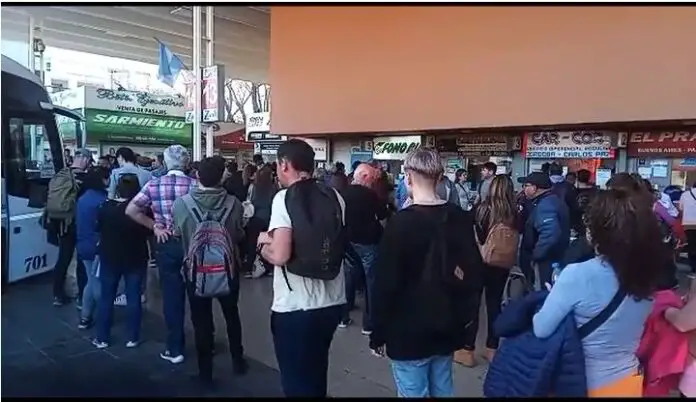 Filas terminal de omnibus