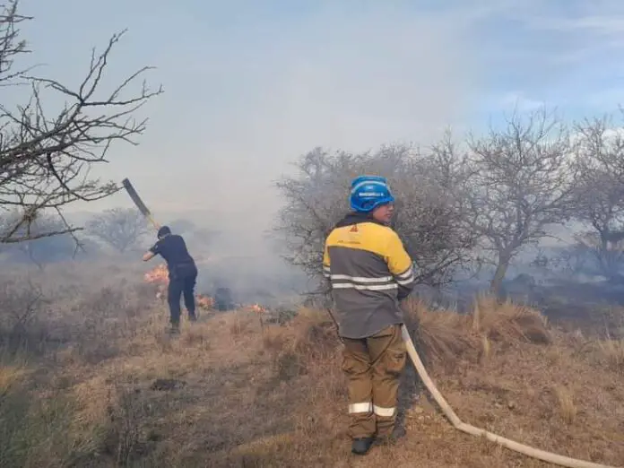 Incendio en La Cumbre 1