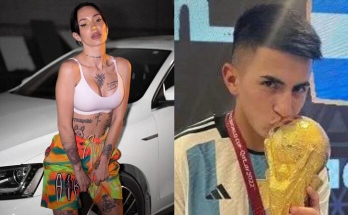 Joaqui y Thiago Almada