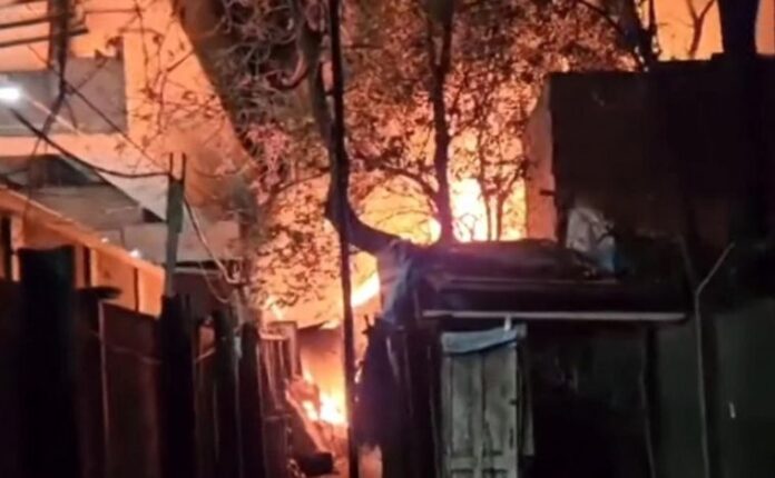 incendio en Villa Crespo