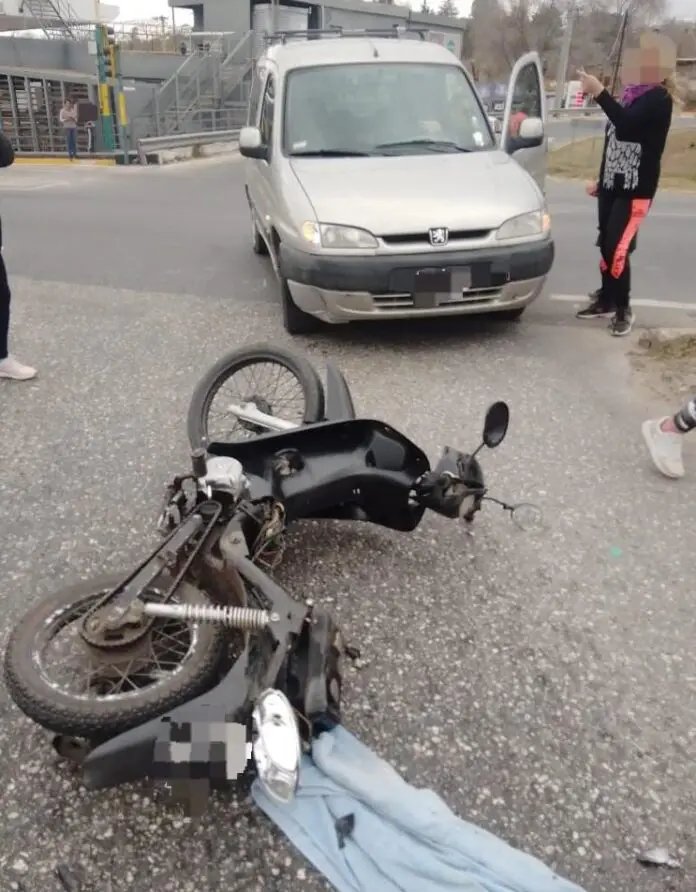 Accidente en Sta Cruz del Lago