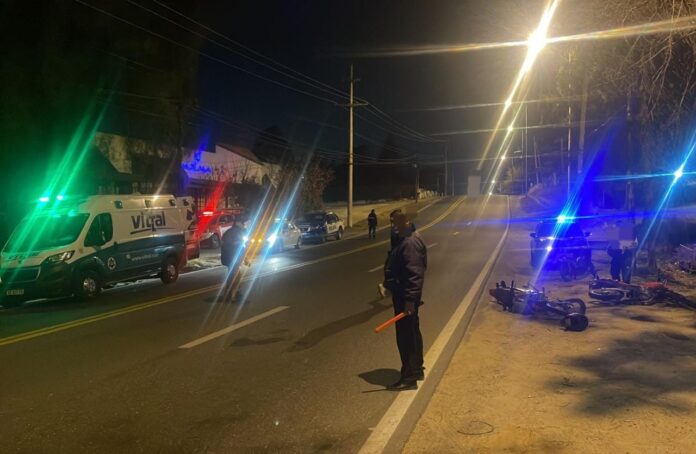 CHOQUE DE MOTOS EN BV SARMIENTO