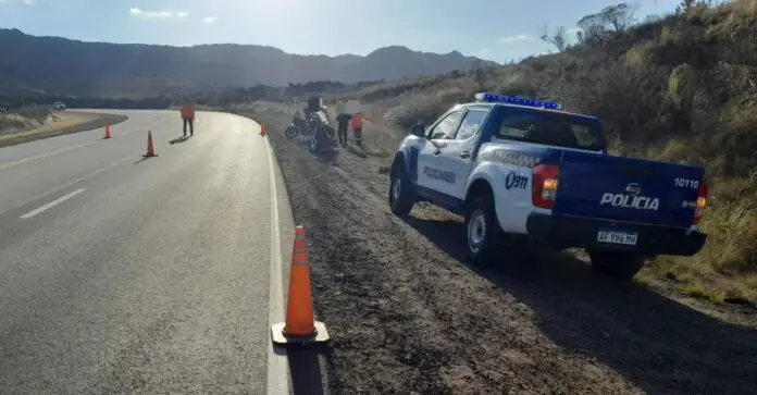 despiste moto altas cumbres