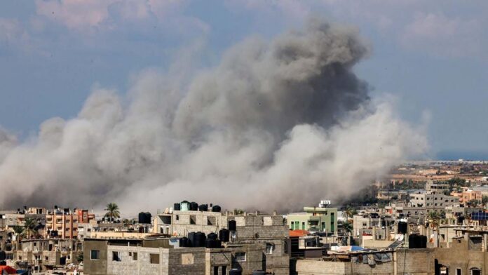 Bombardeo israelí a un hospital en la Franja de Gaza