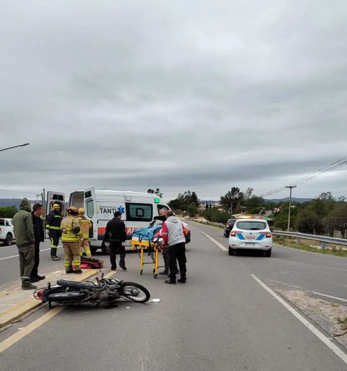 accidente en TAnti