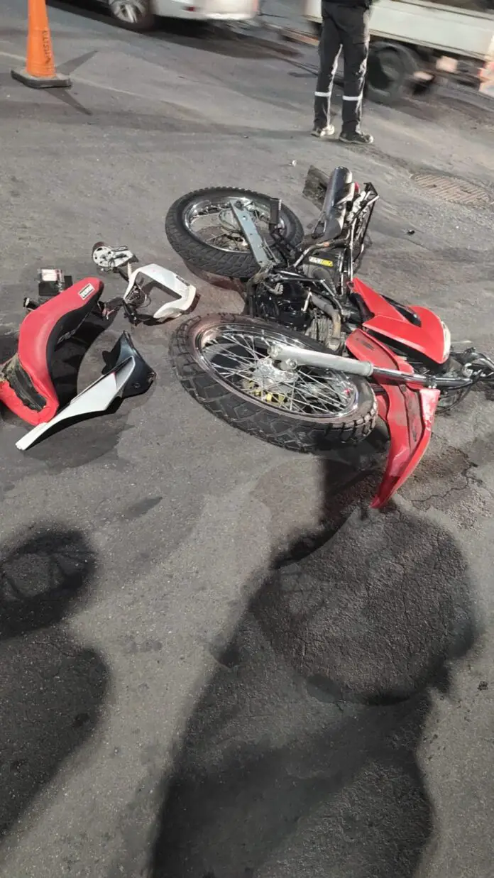 accidente moto