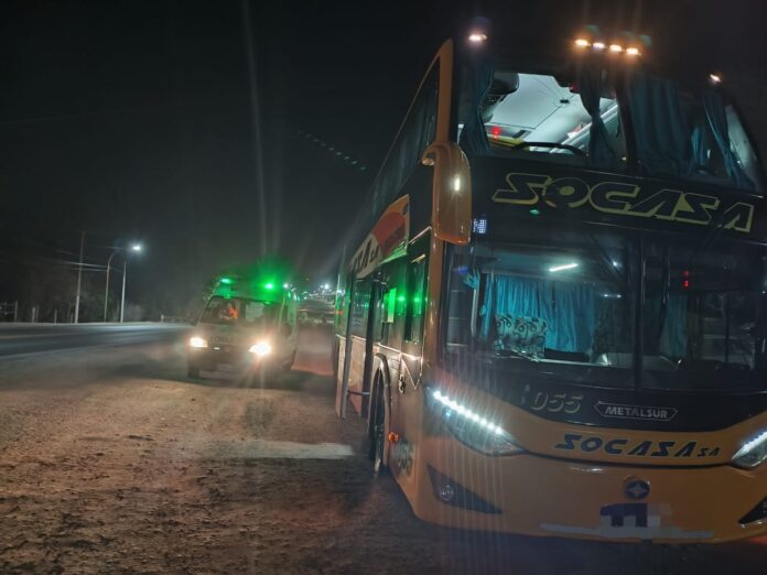 colectivo apedreado
