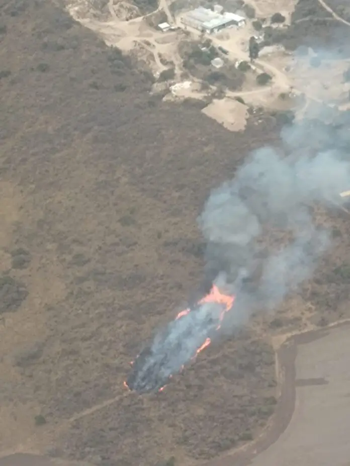 incendio en CONAE